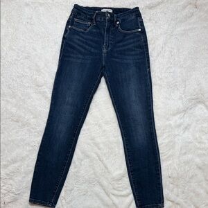 Good American Deep Indigo Skinny Jeans